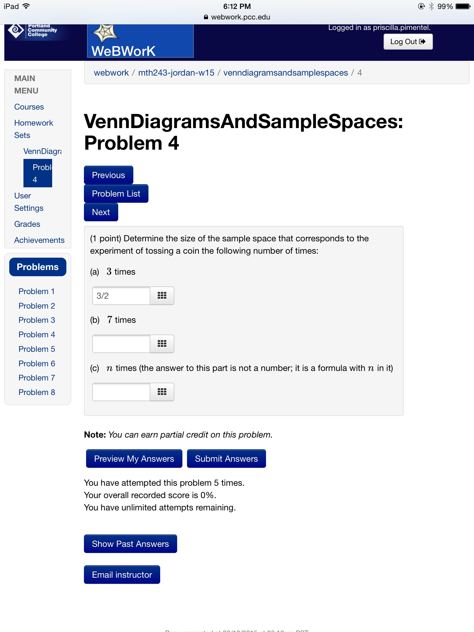 Solved i need help help with A b C, please show all the | Chegg.com