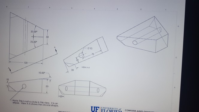 Solved Problem 1, Reference Geometry Create the part shown | Chegg.com