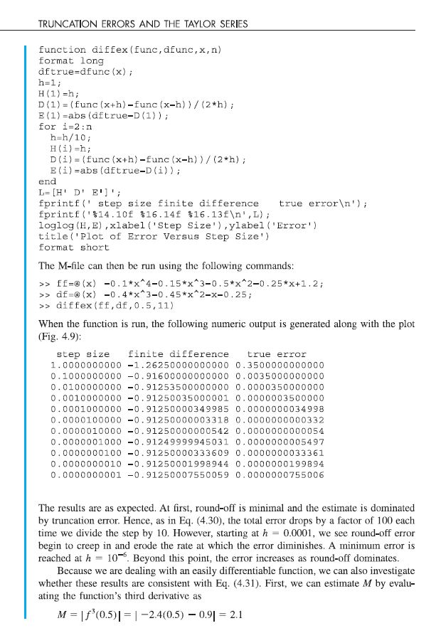 Textbook problem 4.23. On your plot of log(error) vs. | Chegg.com