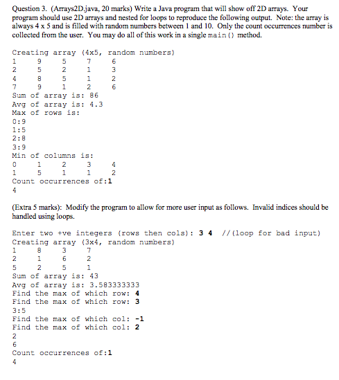 solved-write-a-java-program-that-will-show-off-2d-arrays-chegg