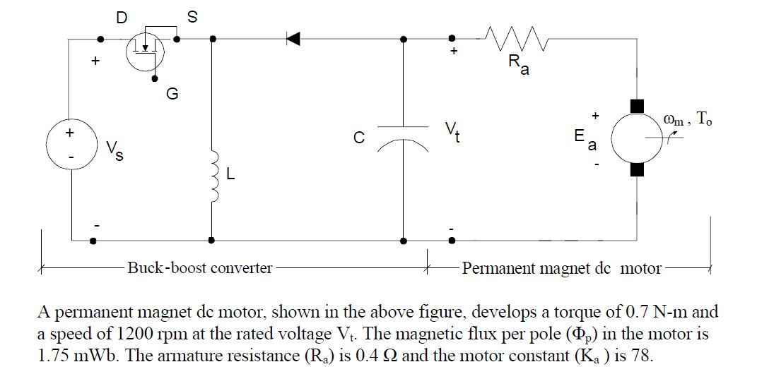 Design a buck-boost converter with the above topology | Chegg.com