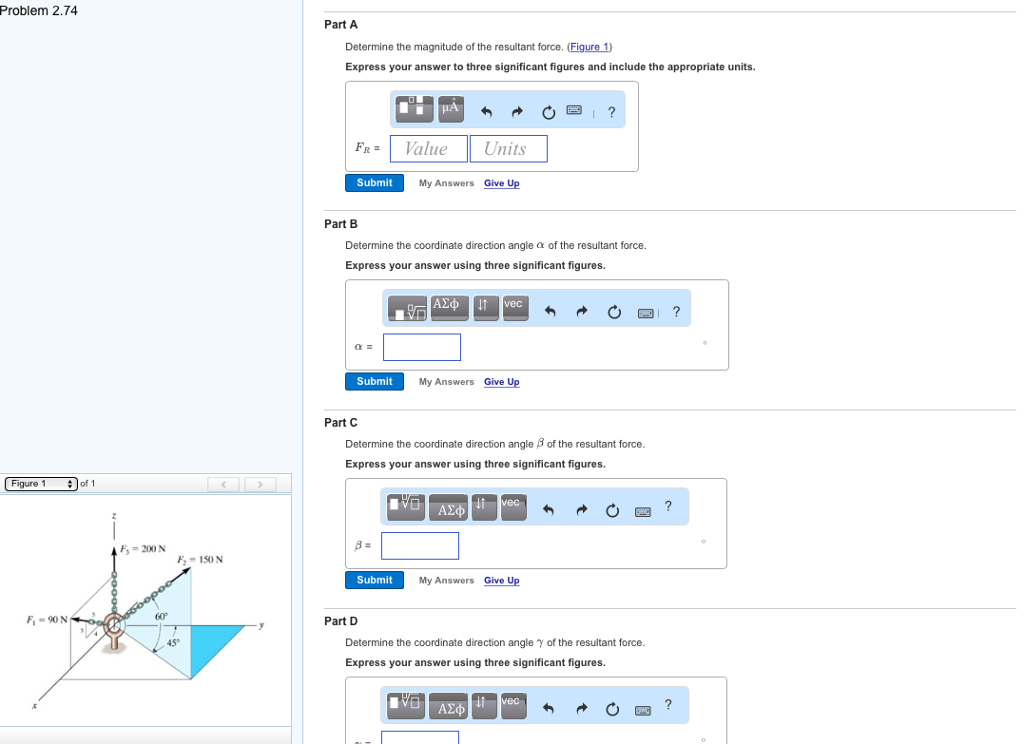 Solved Determine The Magnitude Of The Resultant Force. | Chegg.com