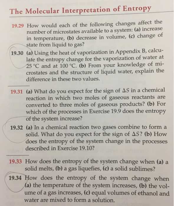 Solved How would each of the following changes affect the | Chegg.com