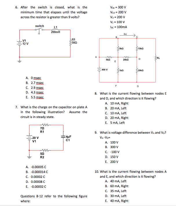 solved-after-the-switch-is-dosed-what-is-the-minimum-time-chegg