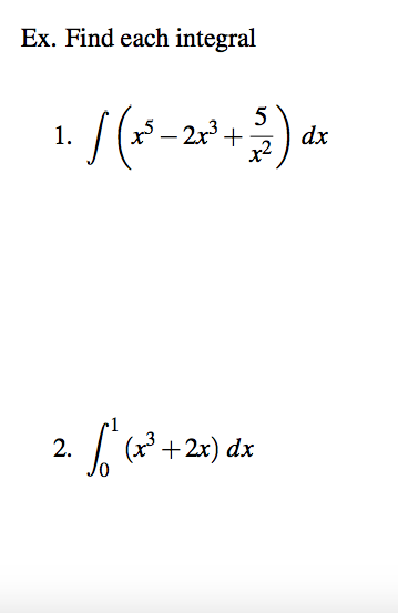 integral x 5 e x 2 dx