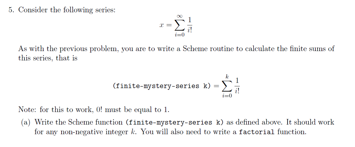 Solved This is question for Scheme programming language. | Chegg.com