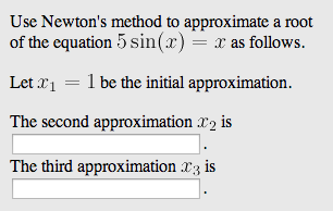 Solved Use the Newton-Raphson method to approximate a root | Chegg.com