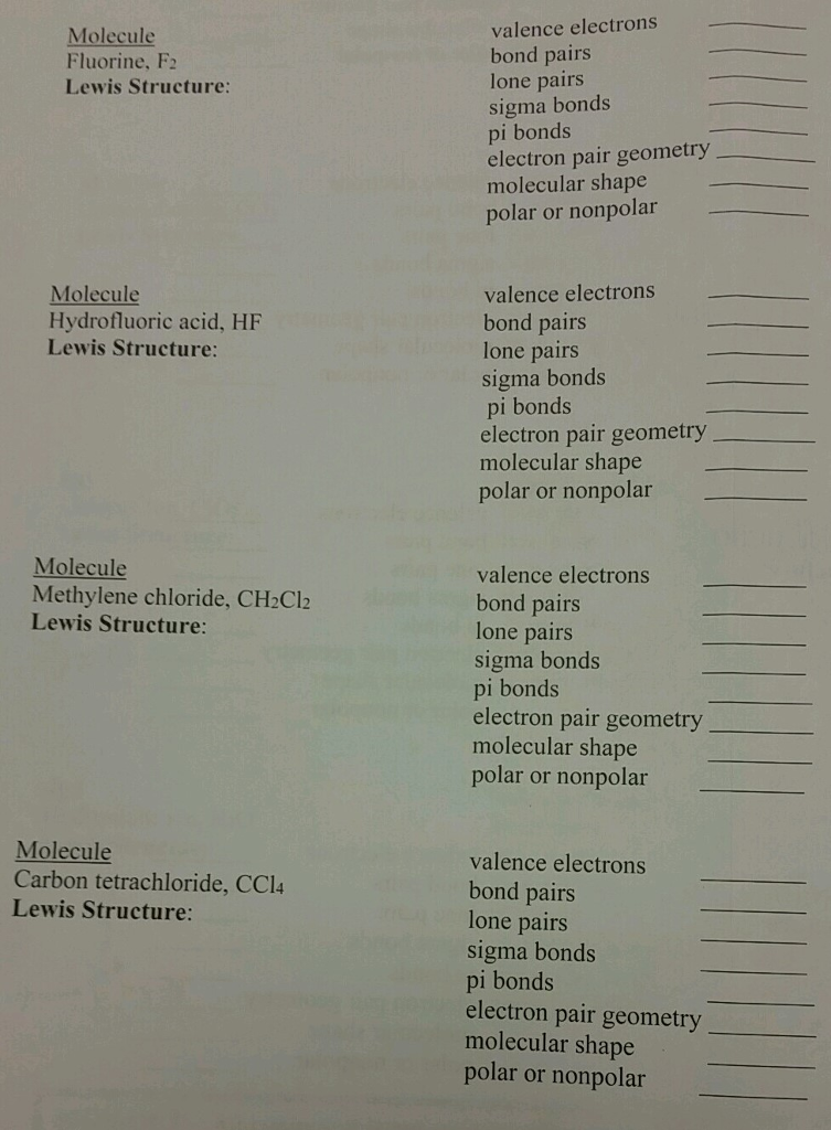 Solved Molecule Fluorine, F2 Lewis Structure: Molecule | Chegg.com