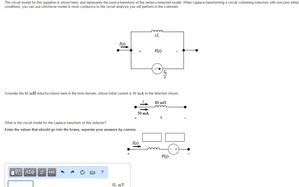 Solved Part B Find the relationship between the Laplace