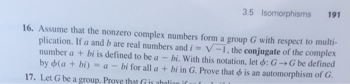 Solved Assume that the nonzero complex numbers form a group | Chegg.com