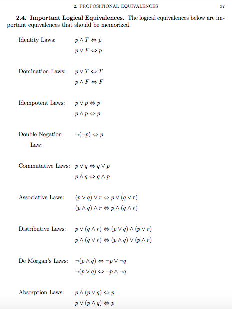 Solved Use a series of logical equivalences to show whether | Chegg.com