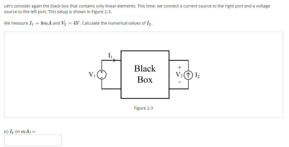 Solved we are given a black box that contains only linear chegg