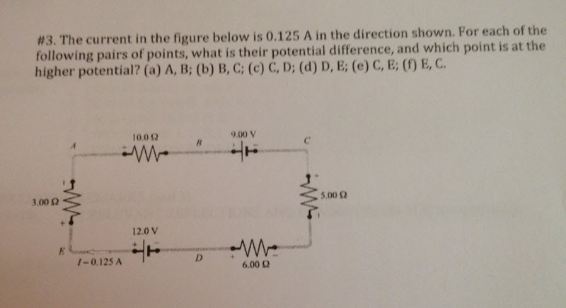 Solved The current In the figure below Is 0.125 A in the | Chegg.com