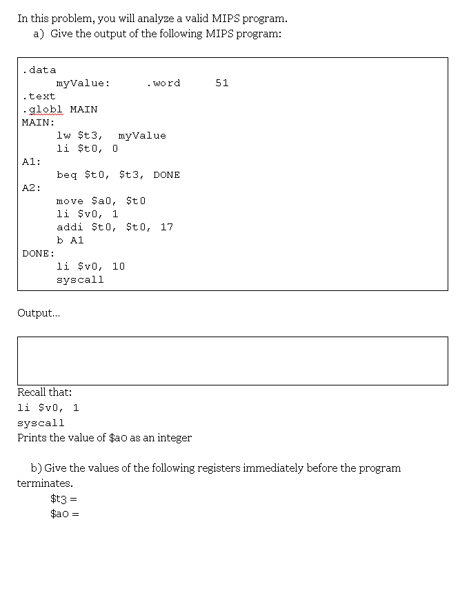 Solved For this problem, assume the following declaration: | Chegg.com