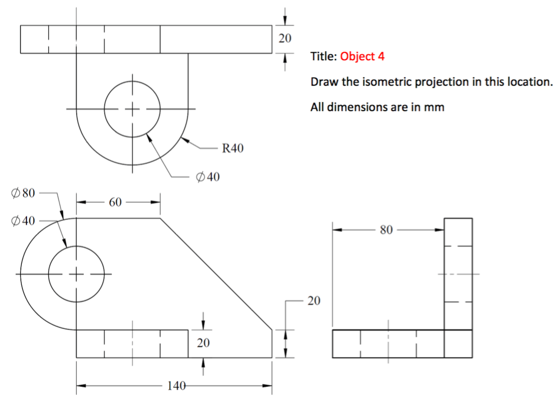 Solved Draw the isometric projection in this location. All | Chegg.com