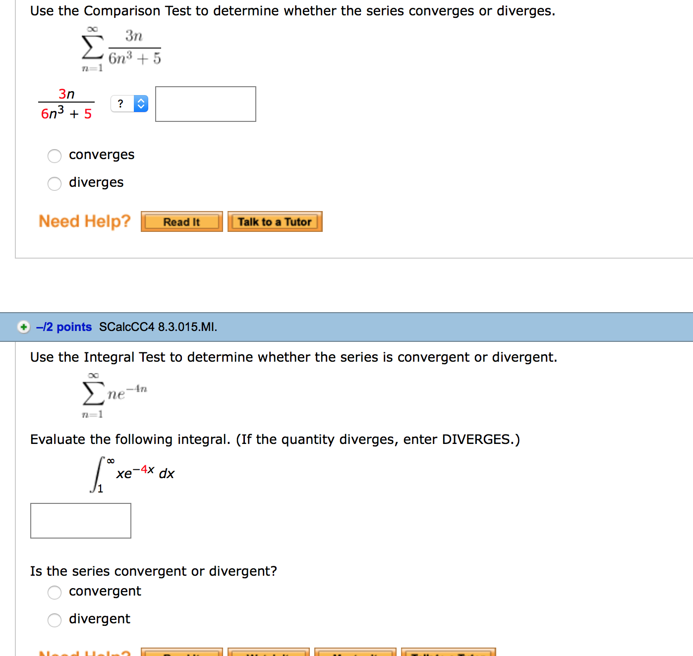 solved-use-the-integral-test-to-determine-whether-the-series-chegg