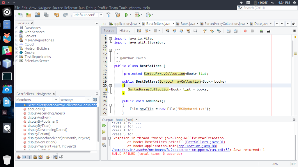 Solved (100%) 4:34 PM Eile Edit View Navigate Source | Chegg.com