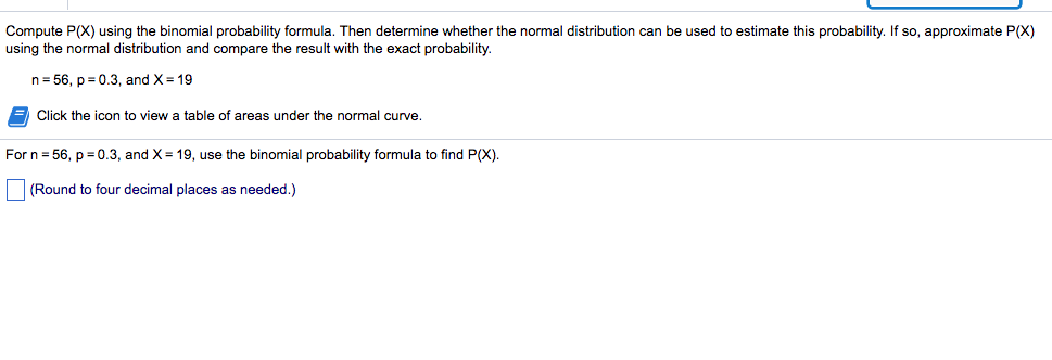 Solved Compute P(X) using the binomial probability formula. | Chegg.com
