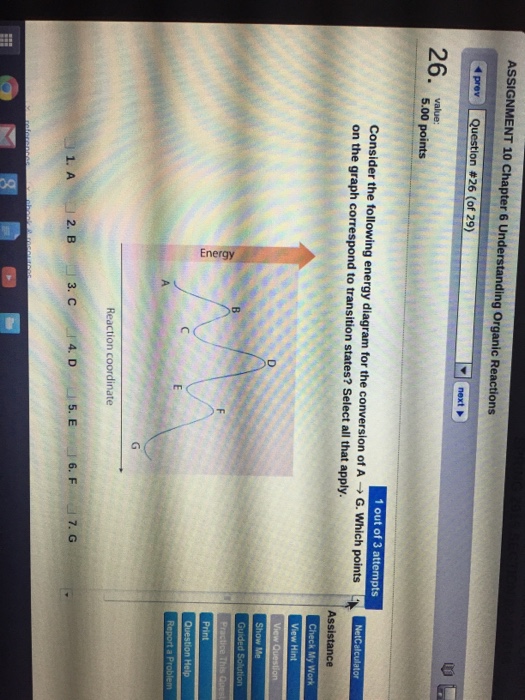Solved Consider the following energy diagram for the | Chegg.com