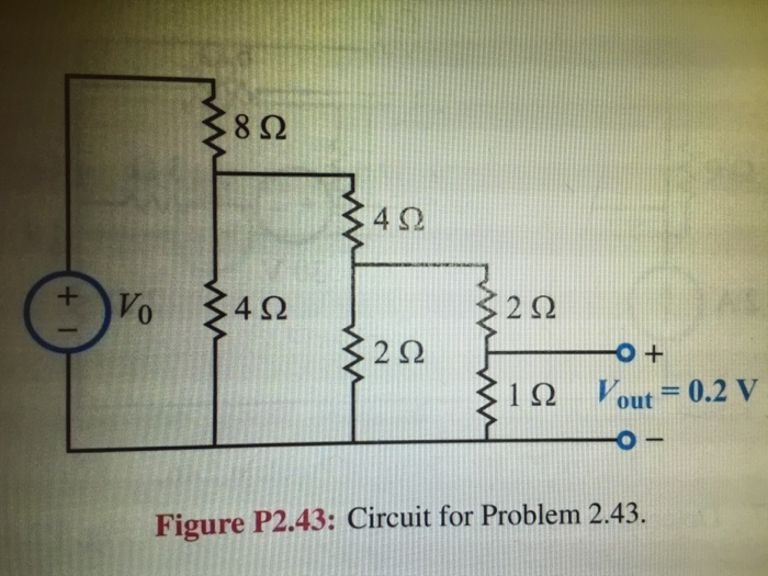 Solved Figure P2.43: Circuit for Problem 2.43. | Chegg.com