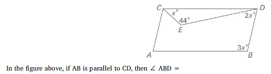 Solved In The Figure Above If Ab Is Parallel To Cd Then