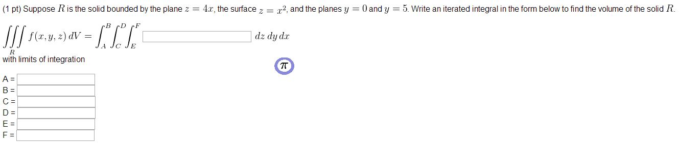 Solved Suppose R Is The Solid Bounded By The Plane Z 4x