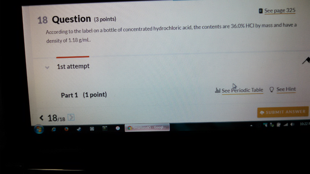 Solved e See page 325 18 Question (3 points) According to | Chegg.com