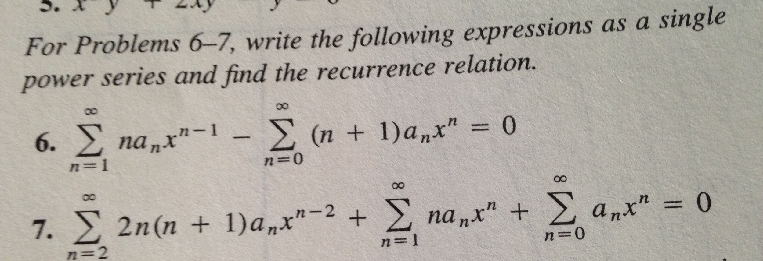 Solved For Problems 6-7, write the following expressions as | Chegg.com