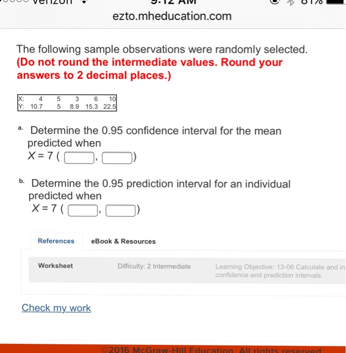 Solved The Following Sample Observations Were Randomly Chegg