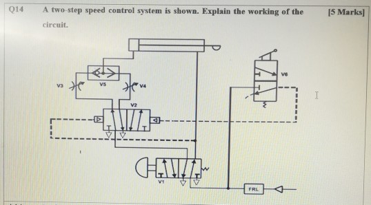 Solved 014 A two-step speed control system is shown. Explain | Chegg.com