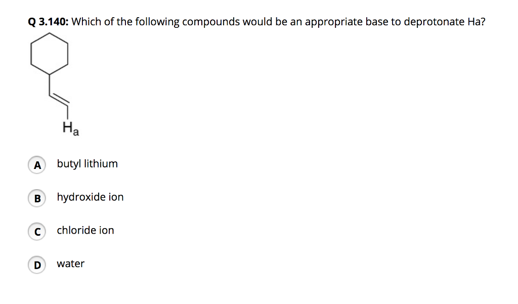 Solved Which of the following compounds would be an | Chegg.com