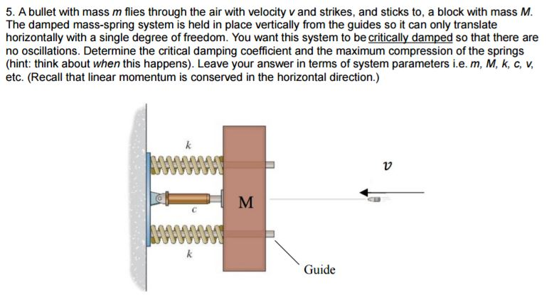 solved-a-bullet-with-mass-m-flies-through-the-air-with-chegg