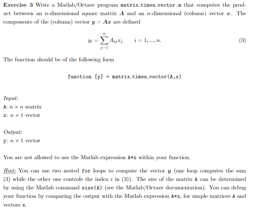 vector indexing matlab