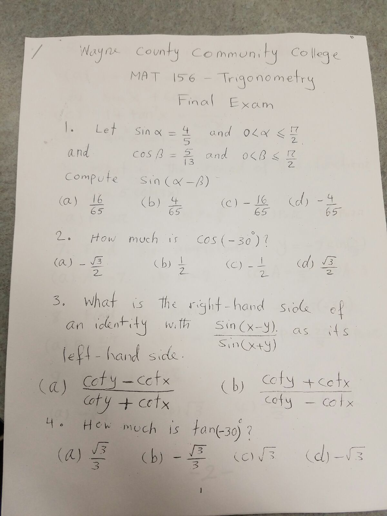 Solved Let sin alpha = 4/5 and 0