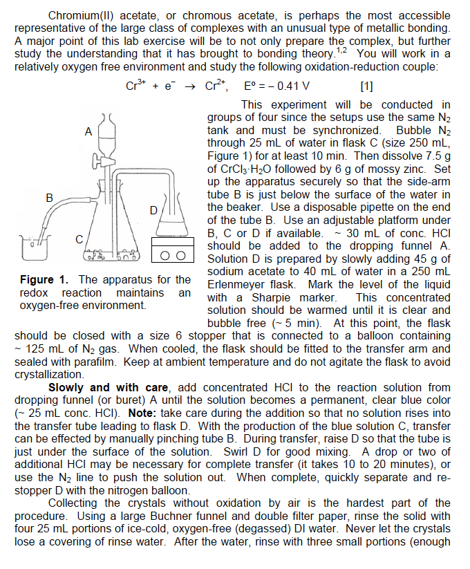 cr ch3co2 2 oh 2 uses of chromium acetate
