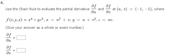 Solved Use the Chain Rule to evaluate the partial derivative | Chegg.com