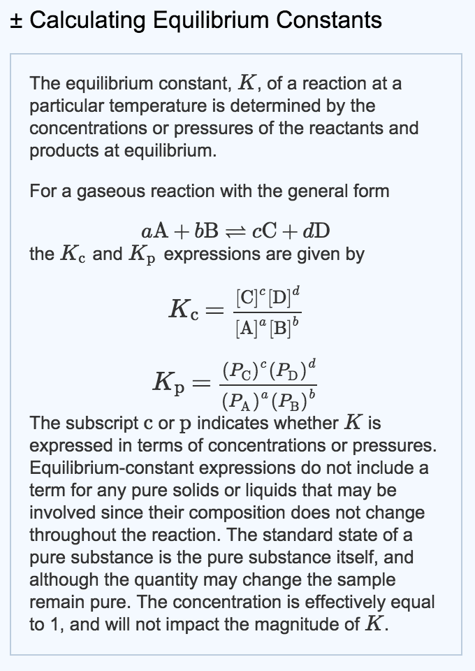 Solved In Part A You Were Given The Equilibrium Pressures Chegg
