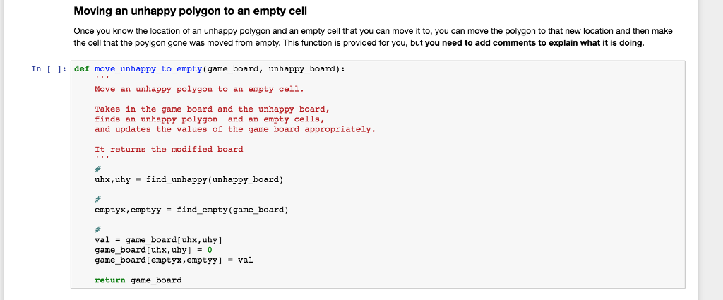 Agent Based Modelling in python. All instructions are | Chegg.com