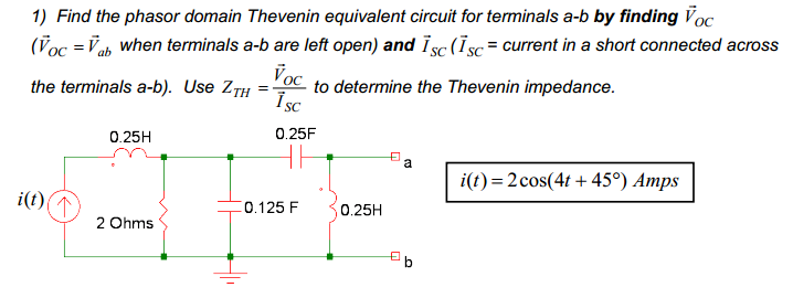 Solved Verify your answer for the thevenin impedance by | Chegg.com