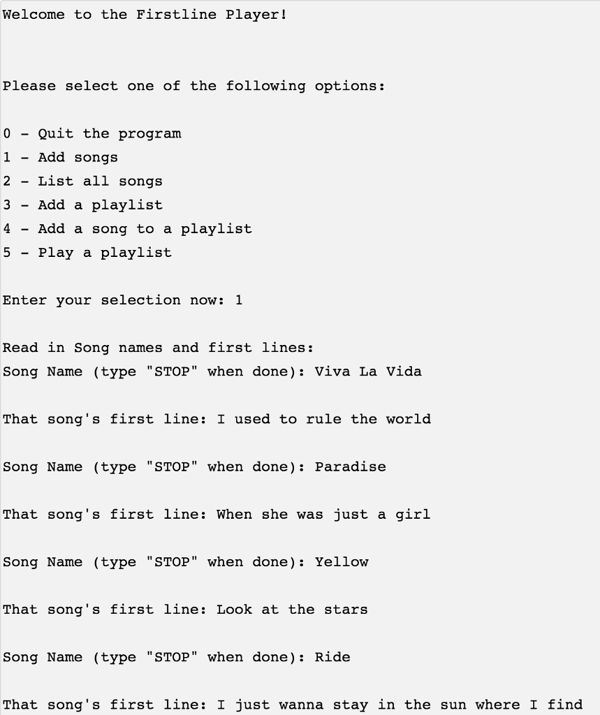 Solved: Background C++ Language I Have A Music Player On M... | Chegg.com