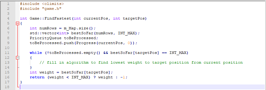 USING C++ ONLY Please fill out the while loop for | Chegg.com