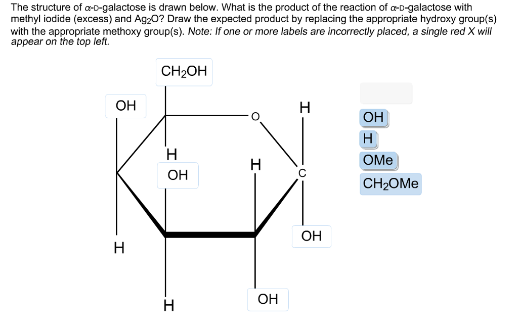 Galactose Structure Diagram