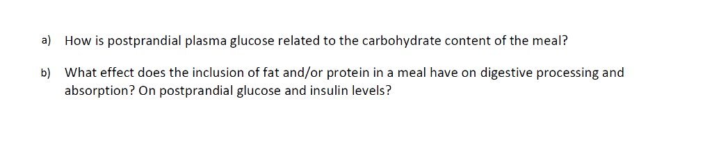 Solved How Is Postprandial Plasma Glucose Related To The Chegg Solved How Is Postprandial Plasma Glucose Related To The Chegg