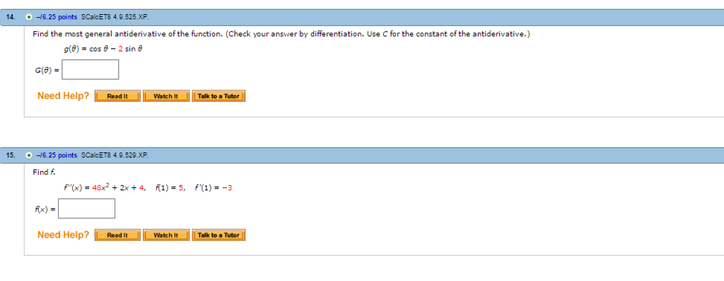 solved-find-the-most-general-antiderivative-of-the-function-chegg