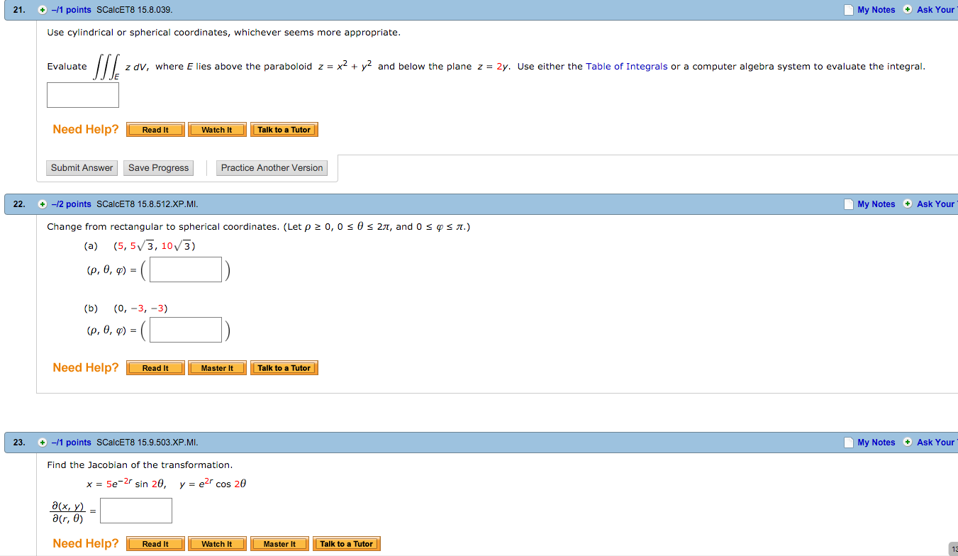 Solved Any help with these three problems (21, 22, 23) would | Chegg.com