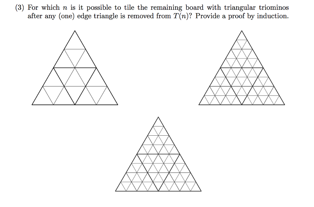 Solved For which n is it possible to tile the remaining | Chegg.com