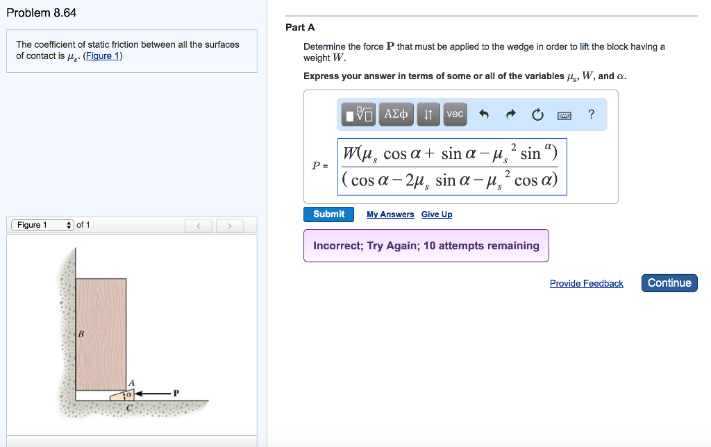 Solved The coefficient of static friction between all the | Chegg.com
