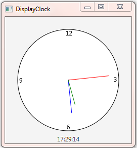 Download the DisplayClock.java, which has already add | Chegg.com