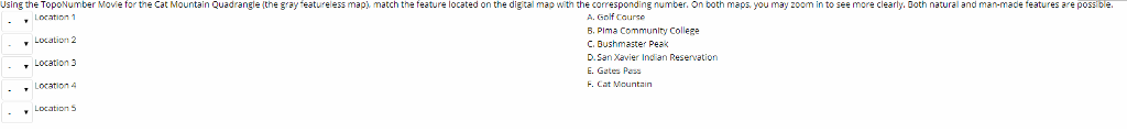 Featureless Map Solved ee more umber on the digtal map quadrange A. Golf | Chegg.com