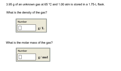 Solved 3 95 G Of An Unknown Gas At 65 Degree C And 1 00 Atm Chegg Solved 3 95 G Of An Unknown Gas At 65 Degree C And 1 00 Atm Chegg